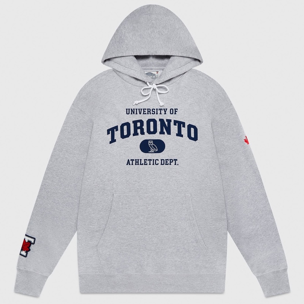 OVO University of Toronto Athletic Dept. Gray Hoodie